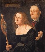 Lucas Furtenagel The painter Hans Burgkmair and his wife Anna,nee Allerlai Spain oil painting artist